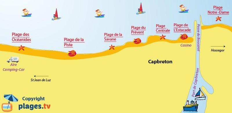 Superbe T3, Havre De Paix, Entre Plage Et Village Capbreton Exterior foto